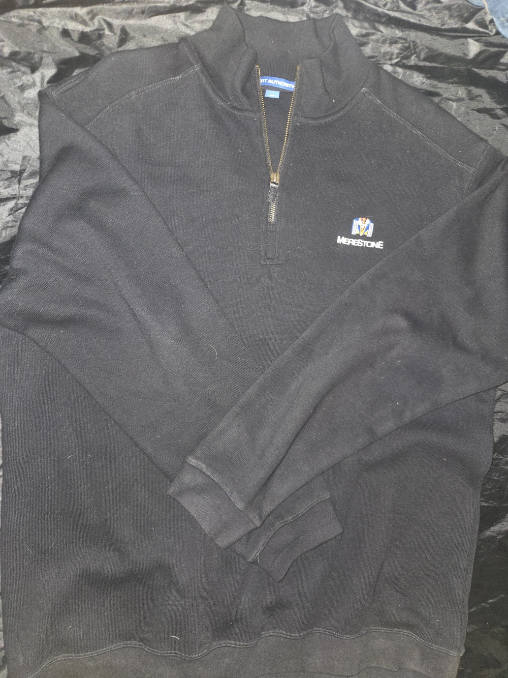 Port Authority Black Quarter-Zip Pullover